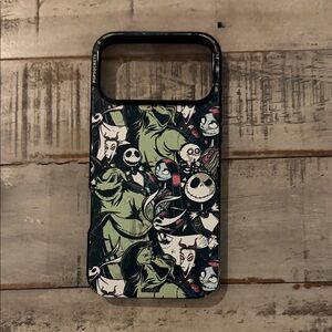 Nightmare Before Christmas Themed Phone Case - Black